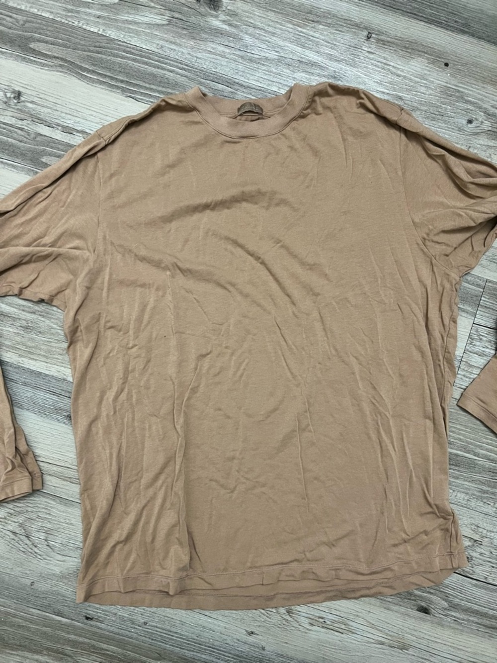 SKIMS Long Sleeve Tee - Tan